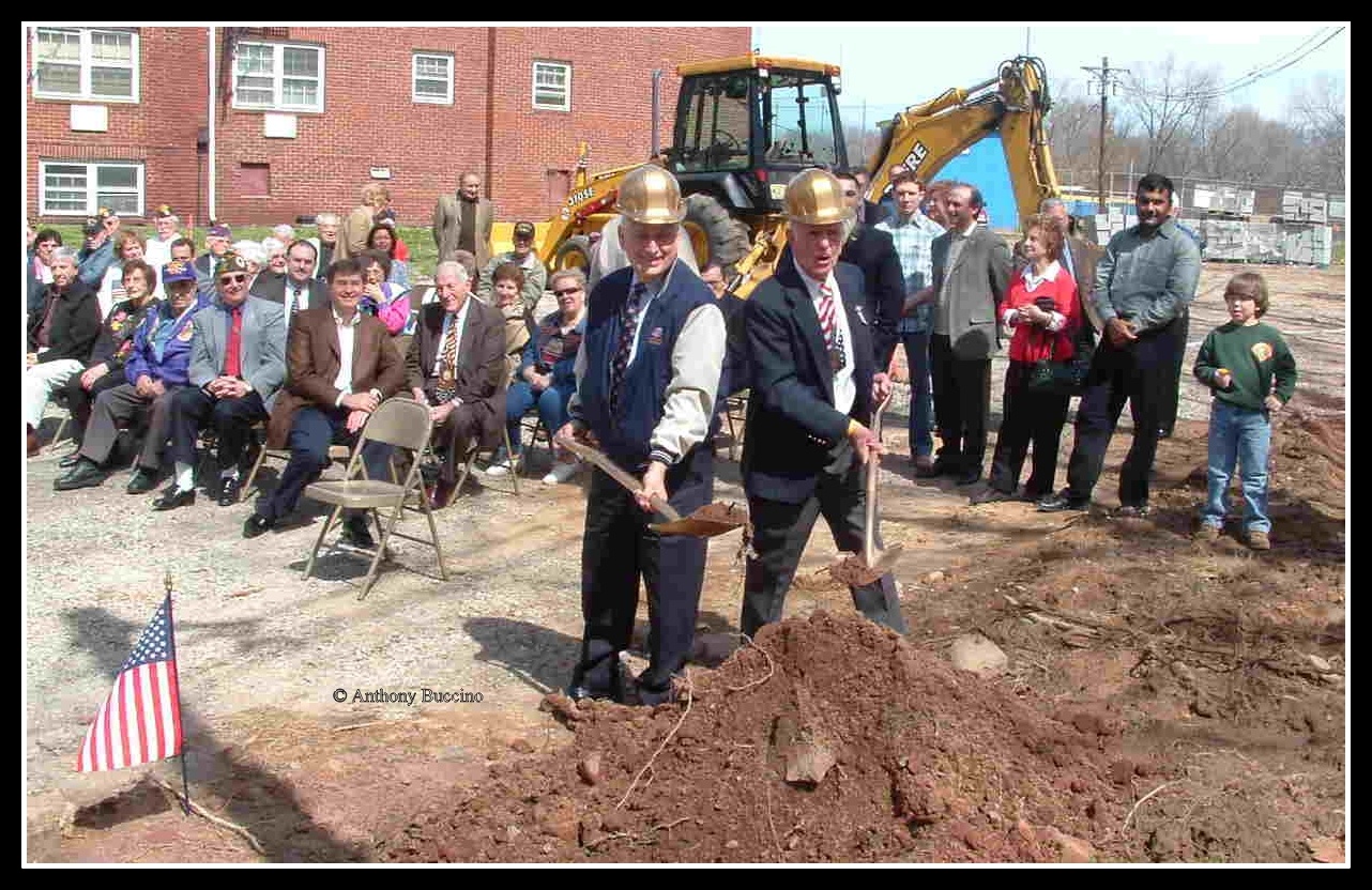 Congressman William Pascrell Jr., Joe Fornarotto at DAV building ceremony.