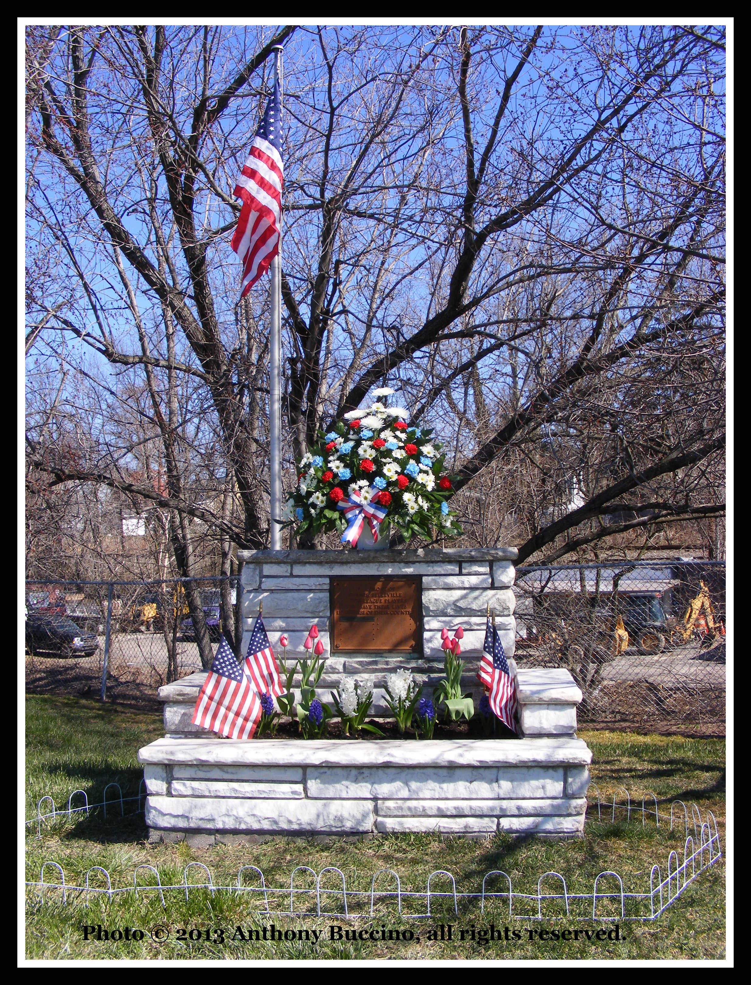 Roger Crowell, Little League Memorial, Belleville, NJ, KIA Vietnam, Copyright © 2013 by Anthony Buccino