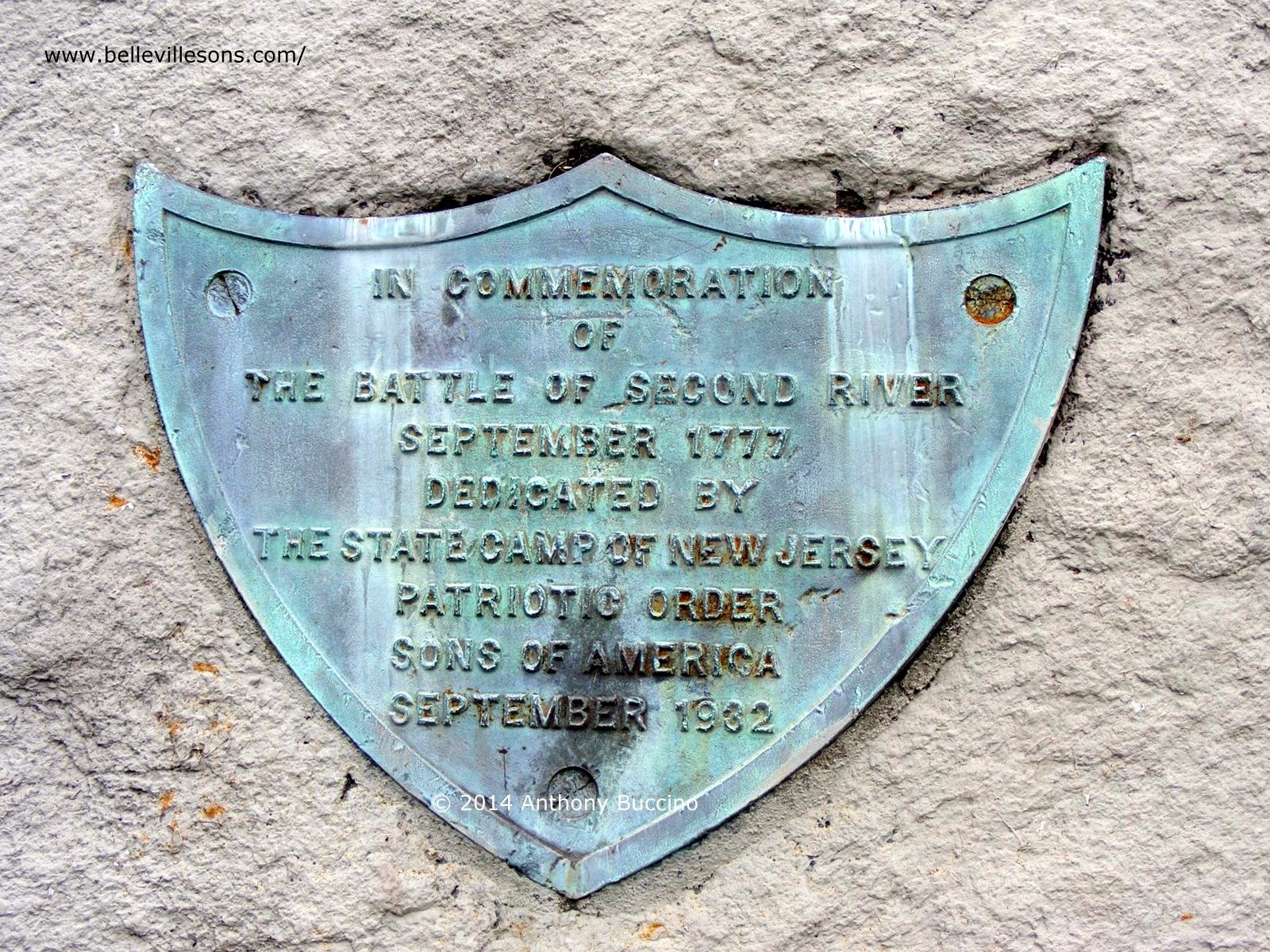 Battle of Belleville marker, Mill Street, Belleville Park