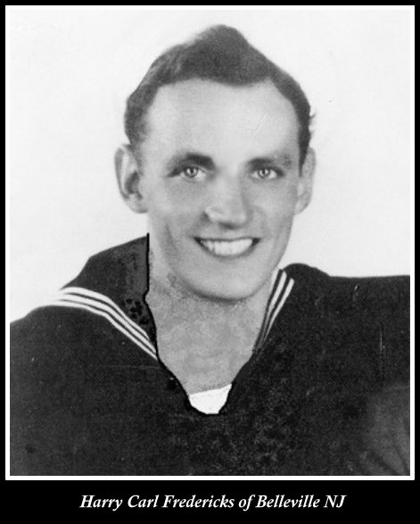 Coxwain Harry C. Fredericks Jr., 26, of Montgomery Place, Belleville NJ, KIA in the Gulf of Mexico