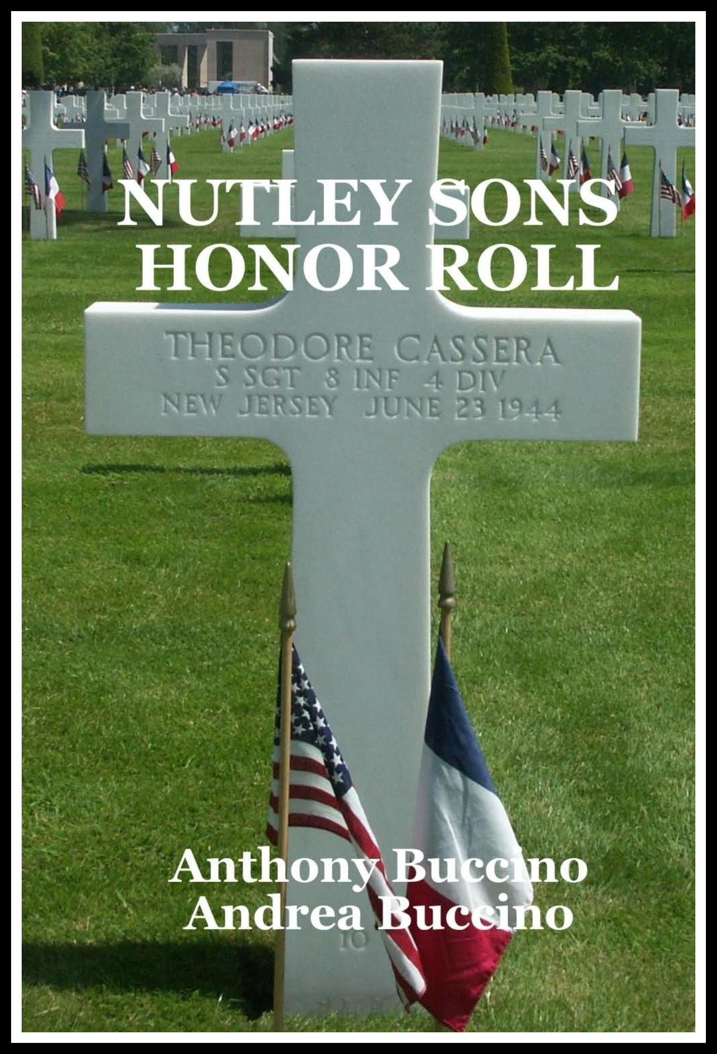 Nutley Sons Honor Roll by Anthony Buccino