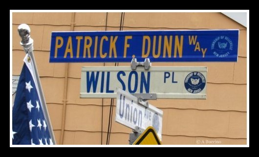 Firefighter Patrick F. Dunn, street dedication, Belleville, NJ. Feb. 24, 2018